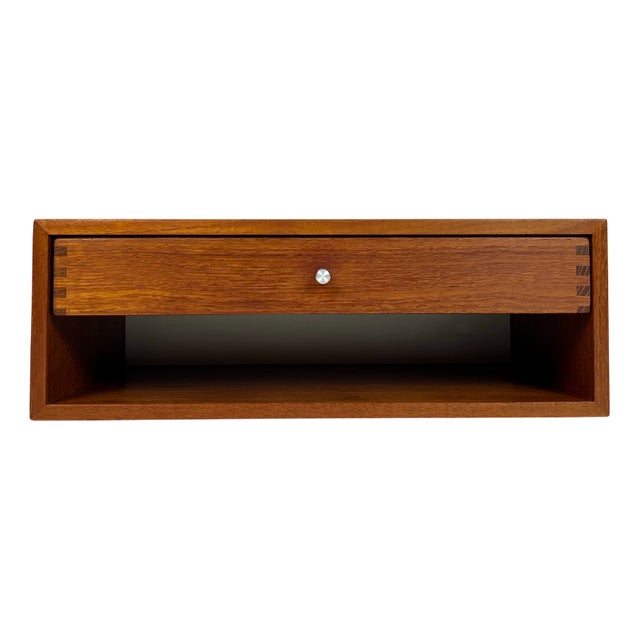 No. 127 Wall Console in Teak by Kai Kristiansen for Aksel Kjersgaard, 1960s For Sale