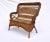 Wood Antique Wicker Loveseat by Larkin & Co., Arts and Crafts Style, Usa For Sale - Image 7 of 13
