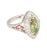 Gia Certified 1.92 Carat Brownish Greenish Yellow Marquise Cut Diamond Ring Size 5.75 For Sale - Image 4 of 7
