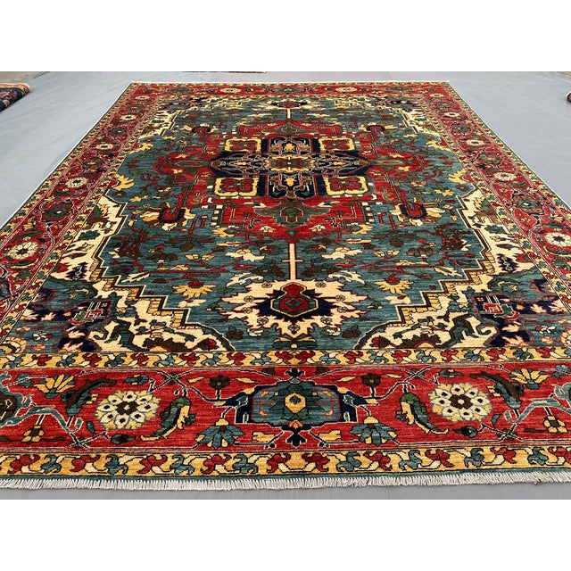 Boho Chic Persian Boho Chic Tribal Veg Dye 8x10 Rug For Sale - Image 3 of 9