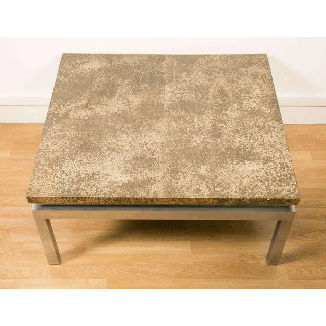 Large Square Coffee Table, 1970s For Sale - Image 4 of 8