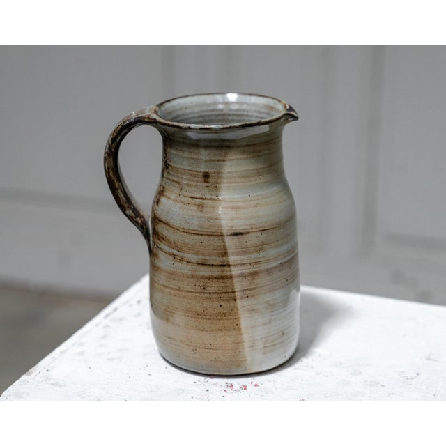Mid-Century Modern Ceramic Pitcher from Dominique Pouchain, 1960 For Sale - Image 3 of 6