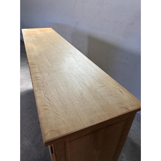 Oak Credenza in the style of Kjærnulf, 1970s For Sale - Image 10 of 14