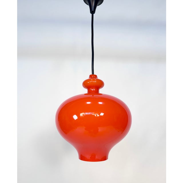 Glass Hanging Lamp by Hans Agne Jacobsson for Staff, 1960s For Sale - Image 9 of 18