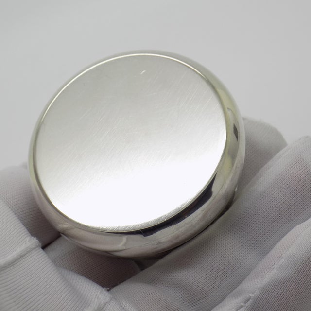 Metal Vintage Italian Handmade Genuine Silver & Murrina Glass Pill Snuff Trinket Decorative Box For Sale - Image 7 of 12