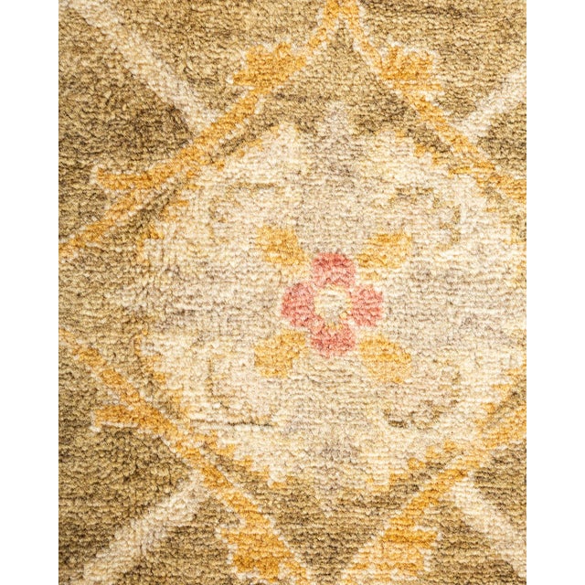 Traditional Mogul, One-of-a-Kind Hand-Knotted Area Rug - Light Gray, 8' 2" x 10' 1" For Sale - Image 3 of 8