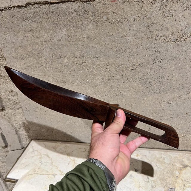 1970s Souza Rio Handmade Brazilian Jacaranda Rosewood Bowl For Sale - Image 12 of 12