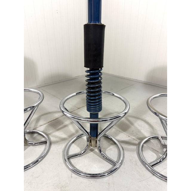 Shock Absorbers Bar Stools from Monroe, 1980s, Set of 3 For Sale - Image 9 of 13