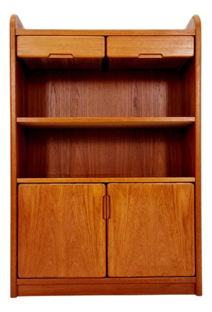 Vintage Danish Freestanding Bookshelf in Teak, Bornholm, 1970s