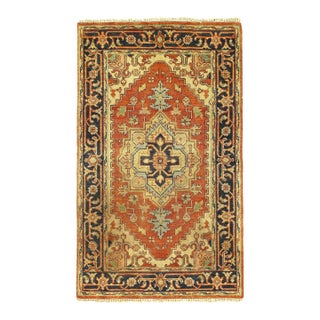 Pasargad DC Fine Hand Knotted Serapi Design Rug For Sale