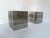 Silver Cubic Tables in Chromed Metal, 1970s, Set of 2 For Sale - Image 8 of 8