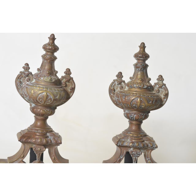 Antique Baroque Revival French Decorative Ornaments, Set of 2 For Sale - Image 10 of 11