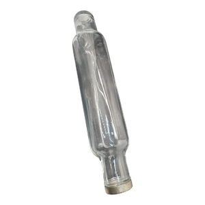 Antique Clear Glass Hollow Rolling Pin