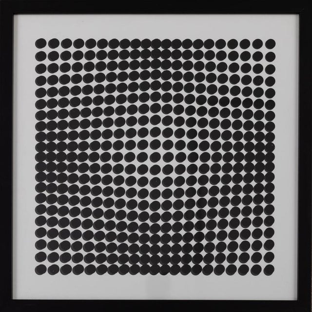 Modern Victor Vasarely, Kinetic Composition II, Print For Sale - Image 3 of 3