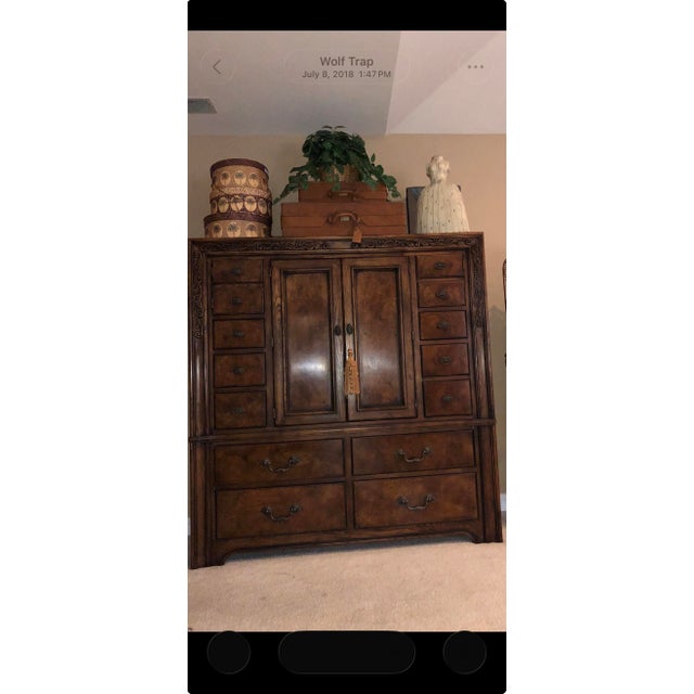 1980s Beautiful Henredon 6-Piece Bedroom Set ( Mattress & Bedding Not Included) For Sale - Image 11 of 11