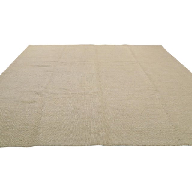 Mid-Century Modern Swedish Inspired Kilim Rug - 09'04 X 11'10 For Sale - Image 3 of 10