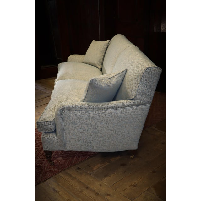 2-Seater Sofa from George Smith with Escale Ciel Blue Fabric from Jean Paul Gaultier, 2010s For Sale - Image 3 of 18