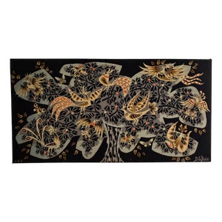 Vintage Tapestry by Claude Bleynie, 1970s For Sale