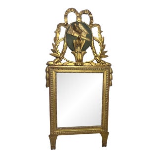 18th Century French Giltwood Marriage Mirror For Sale