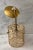 Vintage Mid Century Modern Gold Tone Cylinder Drum Pendant Light For Sale In Austin - Image 6 of 12