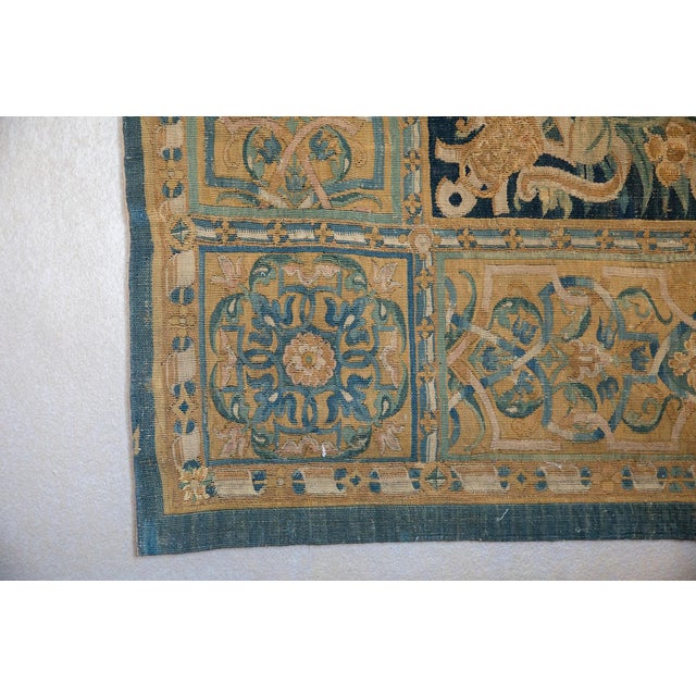 Enghien Dutch Tapestry Second Half of 16th Century Wool/Silk Fibers For Sale - Image 4 of 7
