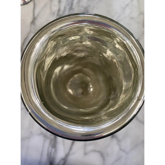 Antique Late 19th Century Mercury Glass Wine Glass For Sale - Image 4 of 6