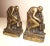 Figurative Pair of Antique 1800s Figural Pompeian Bronze Clad Cellist Cello Player Bookends For Sale - Image 3 of 10