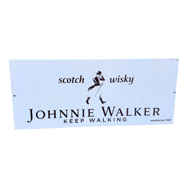 Vintage Johnnie Walker Sign, 1990s For Sale