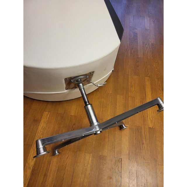 Metal Kayak Armchair in Leather from Kastel, Italy, 2010s For Sale - Image 7 of 13