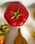 Set of 14 Vintage Hand-Painted Papier-Mâché Vegetable Collection For Sale - Image 4 of 9