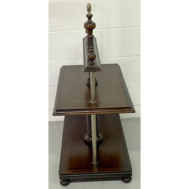 Wood Mid 20th Century Model of a European Bookpress End/Side Table For Sale - Image 7 of 10