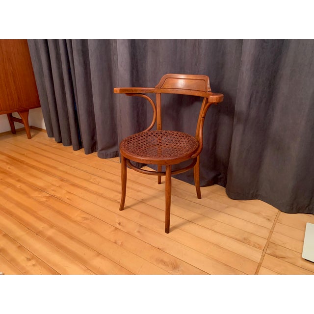 Wood Armchair No. 704 by Jakob and Josef Kohn, Austria, 1900s For Sale - Image 7 of 18