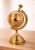Indian Vintage Style Solid Brass World Map Globe For Sale - Image 3 of 9