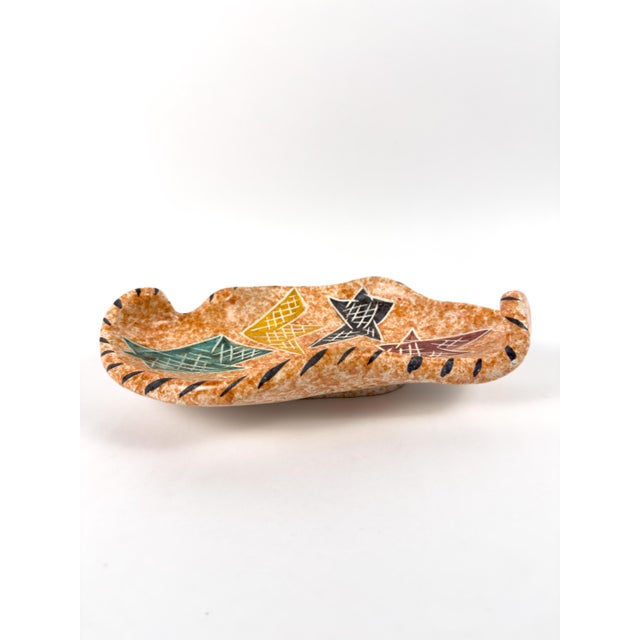 Mid-Century Modern Large French Mid-Century Ceramic Catch-All, Signed Borty Vallauris, C. 1960 For Sale - Image 3 of 18