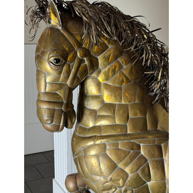1970s Monumental Sergio Bustamonte Horse For Sale - Image 12 of 12