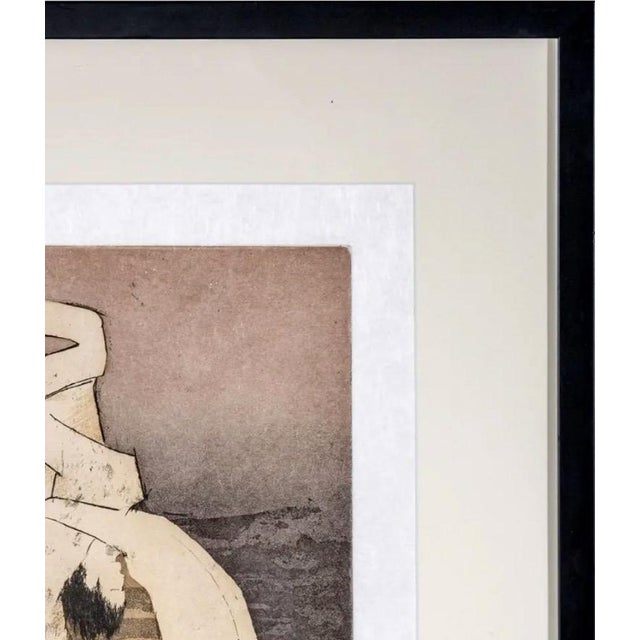Rare Signed 1973 Dorothea Tanning Surrealist Etching en Chair Et en Or, Limited Edition Abstract Nude Modernist Wall Art For Sale - Image 9 of 14