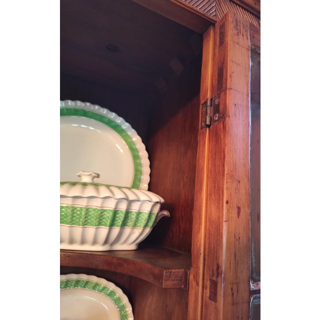 1810 Federal Hackensack Pine Wood Cupboard Cabinet Bergen County For Sale - Image 12 of 12