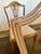 Vintage Sheraton Style Hand Carved Shield Back Dining Chairs Newly Upholstered - Set of 10 For Sale - Image 9 of 11