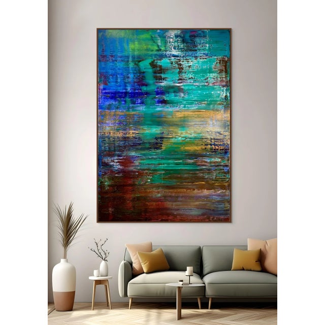 This artwork will be shipped rolled in a dent-resistant tube. Robert Niesse is a contemporary German abstract artist,...