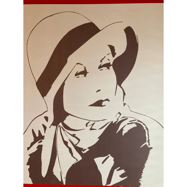 Very cool lithograph on canvas by Sasha Black tiled Star. This on off white canvas and the image is dark brown. It’s very...