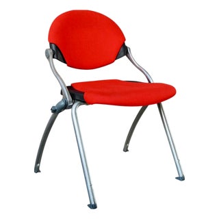 Red Office Chair by Cazzaro for Airborne, 1980s For Sale