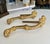 Late 19th Century Large Pair Antique French Gilt Bronze Curtain Tie Back Brackets For Sale - Image 5 of 16