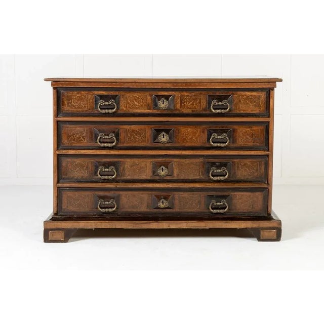 18th Century Italian Walnut Chest of Drawers For Sale - Image 6 of 12