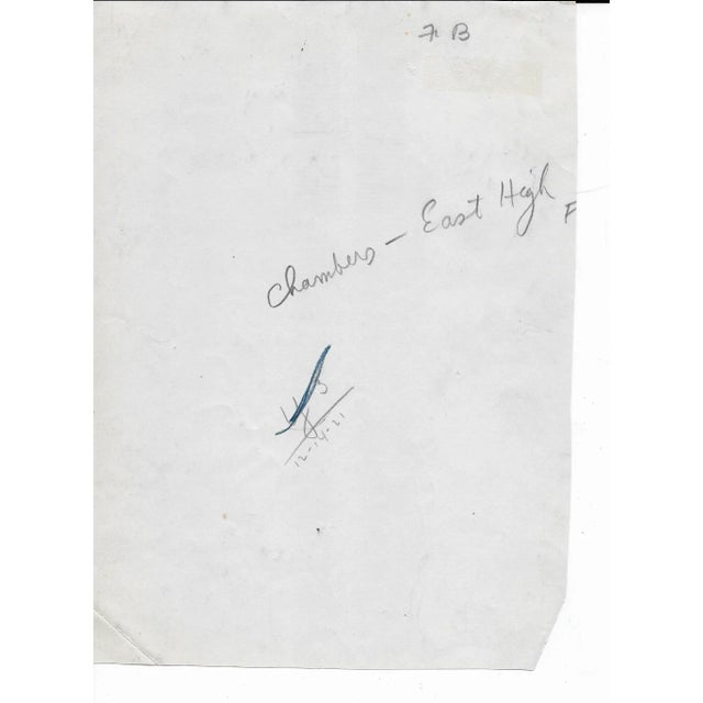 Figurative 1921 Football Player Antique Photograph For Sale - Image 3 of 3