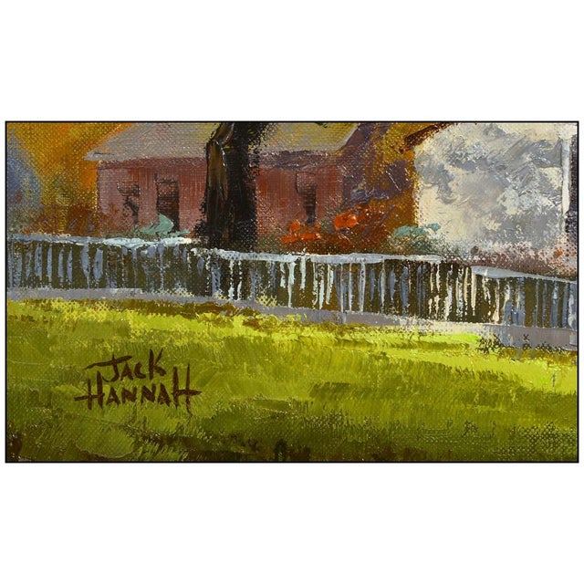 Figurative Mid 20th Century Living in Peace, Jack Fredrick Hannah For Sale - Image 3 of 4