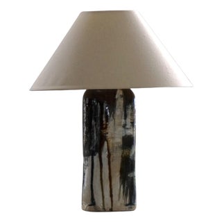 Mid-Century Danish Studio Ceramic Table Lamp from Jeppe Hagedorn-Olsen, 1960s For Sale