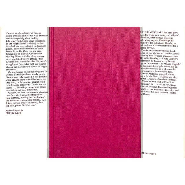 MARSHALL, Arthur [180] pp. Hamish Hamilton 1974 9" x 5 3/4" Jacket designed by Peter Bate