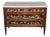 Signed Maison Jansen Brass Mounted Chinoiserie Marble Top Louis XVI Commode For Sale