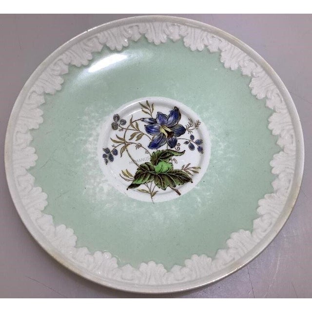 Elevate your tablescape or display wall with this elegant set of [X] vintage salad plates by renowned English maker...