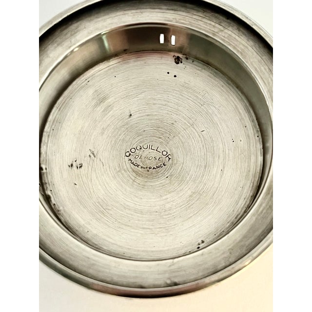 Vintage French Silver Plate Coquillor Butter Press by Jules Lorillon For Sale - Image 11 of 13